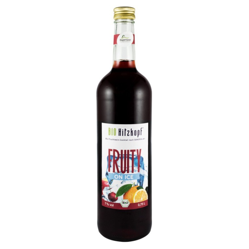 Cocktail Bio din Vinuri de Fructe – Sangria, 0,75l Hitzkopf
