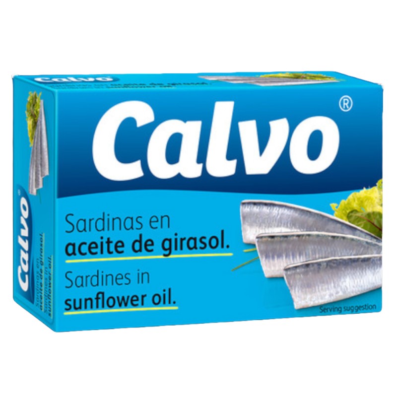 Sardine in Ulei Floarea Soarelui Calvo 120 g