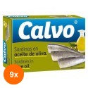 Set 9 x Sardine in Ulei de Masline Calvo 120 g