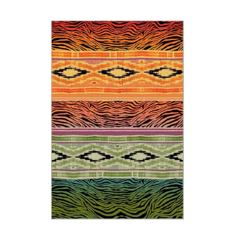 Covor Dreptunghiular, 80 cm x 150 cm, Multicolor, Model Kolibri Ethnic