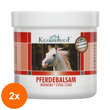 Set 2 x Balsam Puternic Coada Calului, Krauterhof, 250 ml...