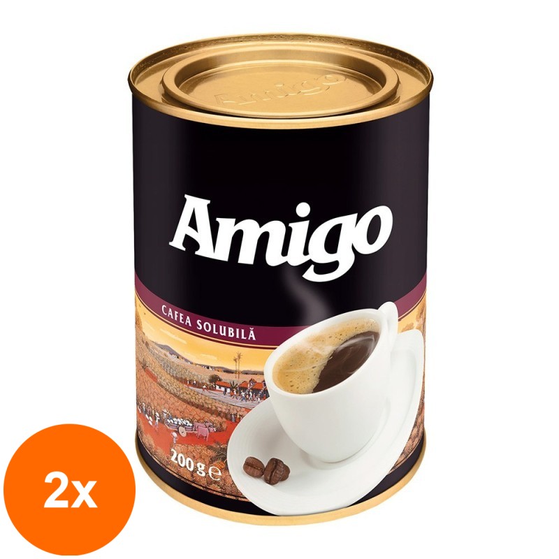 Set 2 x Cafea Solubila Amigo, 200 g