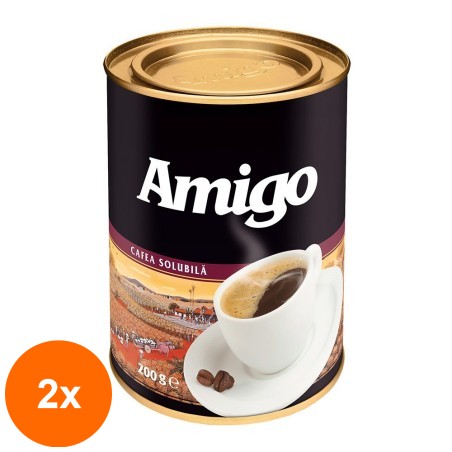 Set 2 x Cafea Solubila Amigo, 200 g...