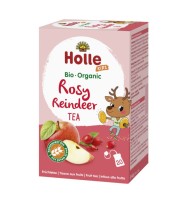 Ceai de Fructe si Plante Eco pentru Copii Rosy Reindeer, Holle Baby, 44 g