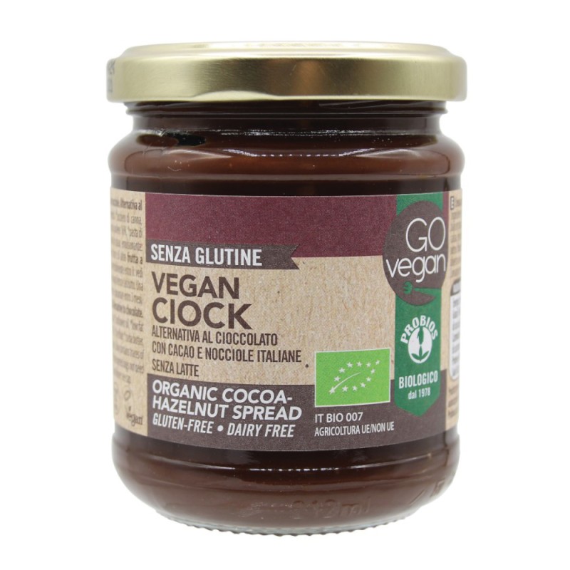 Crema de Ciocolata Vegana cu Alune Eco, Go Vegan, 200 g
