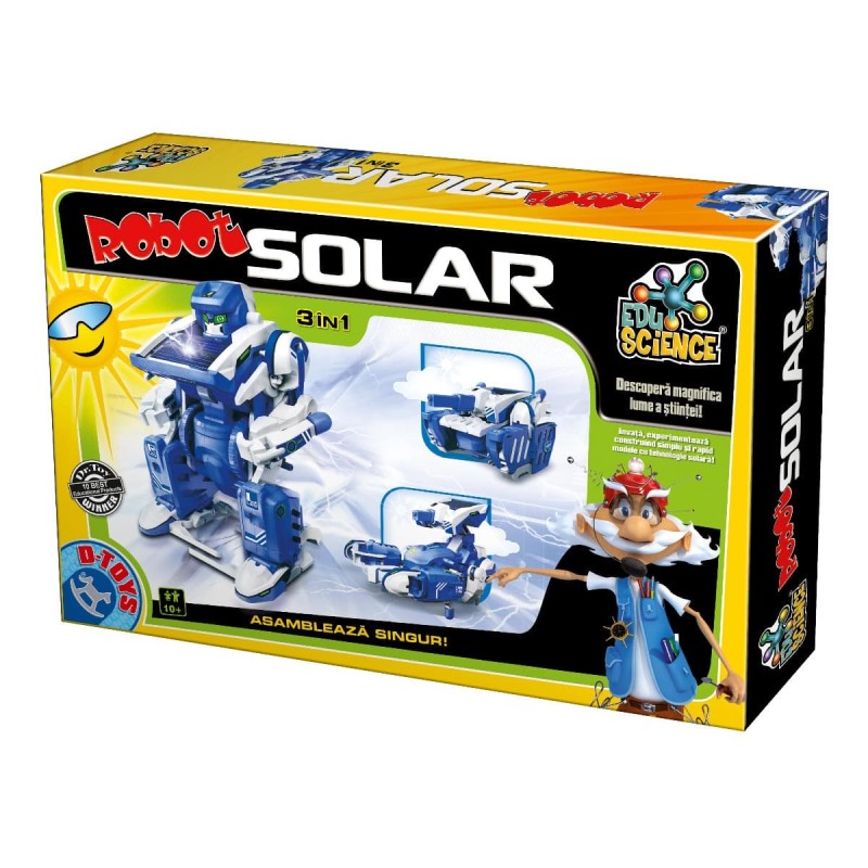Joc Educativ, D-Toys, Robot Solar 3 in 1