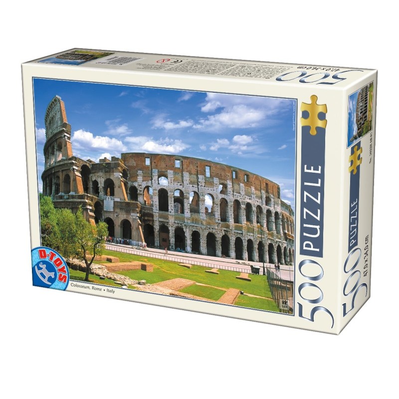 Puzzle 500 Piese, D-Toys, Colosseum, Roma
