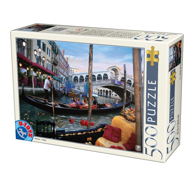 Puzzle 500 Piese, D-Toys, Venetia