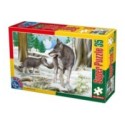 Puzzle 35 Piese, D-Toys, Animale Salbatice, Lupi
