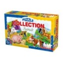 Colectie 4 Puzzle-uri, D-Toys, Animale, 24, 35, 48 si 60 Piese