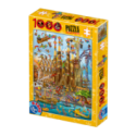 Puzzle 1000 Piese D-Toys, Cartoon Sagrada Familia