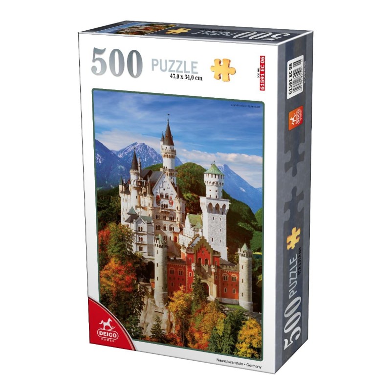 Puzzle 500 Piese, Deico, Castelul Neuschwanstein