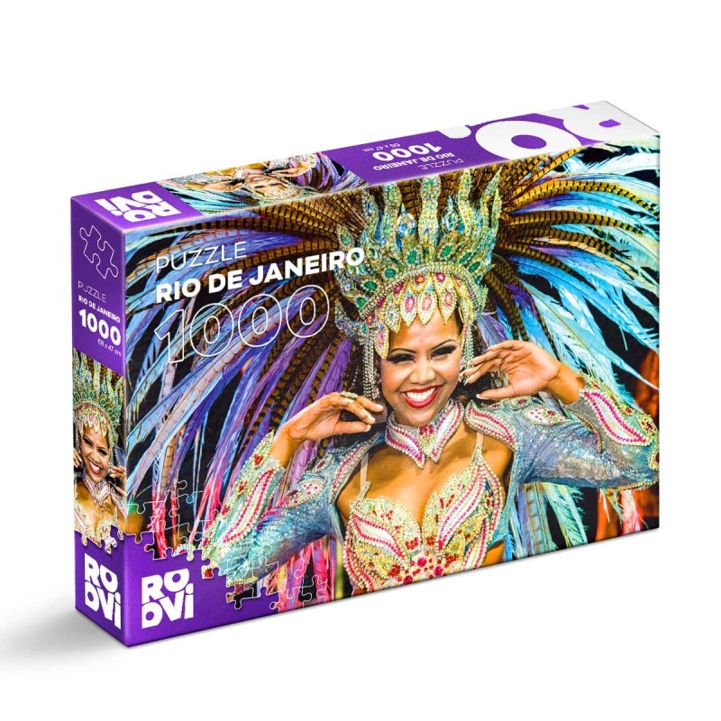 Puzzle 1000 Piese Roovi, Carnaval Rio de Jainero