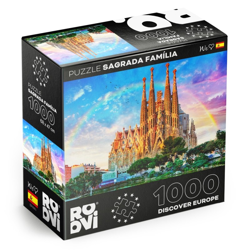 Puzzle 1000 Piese Roovi, Sagrada Familia, Spania