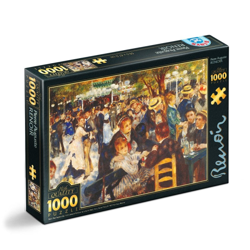 Puzzle 1000 Piese D-Toys, Pierre-Auguste Renoir, Dance at Le Moulin de la Galette