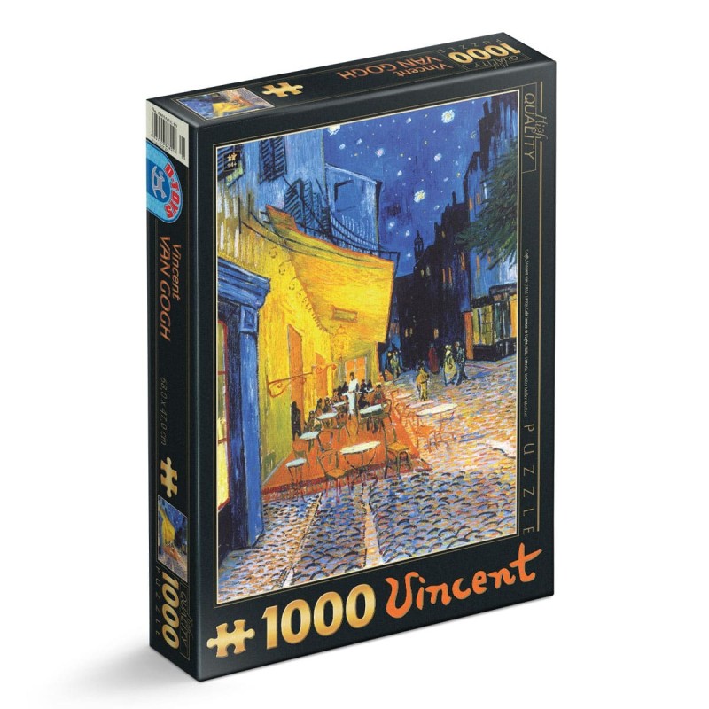 Puzzle 1000 Piese D-Toys, Vincent van Gogh, Cafe Terrace at Night