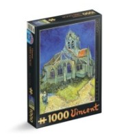 Puzzle 1000 Piese D-Toys, Vincent van Gogh, The Church at Auvers