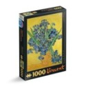 Puzzle 1000 Piese D-Toys, Vincent van Gogh, Vase with Irises Against a Yellow Background