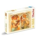 Puzzle 1000 Piese D-Toys, Alphonse Mucha, Fruit and Flower, Fructe si Flori