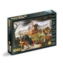 Puzzle 1000 Piese D-Toys, Bruegel cel Tanar, Iarna