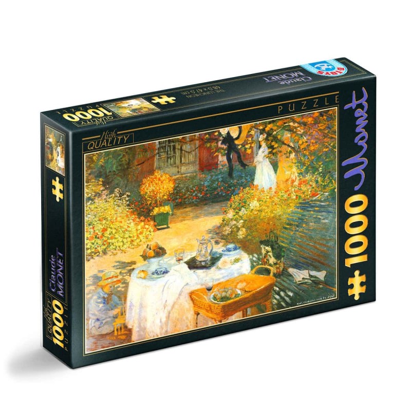 Puzzle 1000 Piese D-Toys, Claude Monet, The Lunch, Pranzul