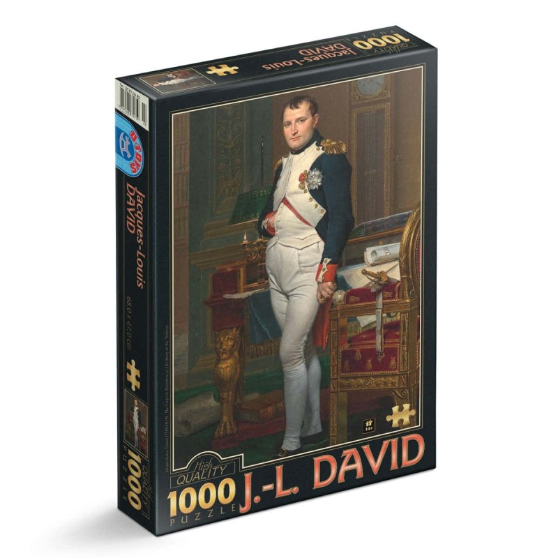 Puzzle 1000 Piese D-Toys, Jacques Louis David, The Emperor Napoleon in his Study at the Tuileries