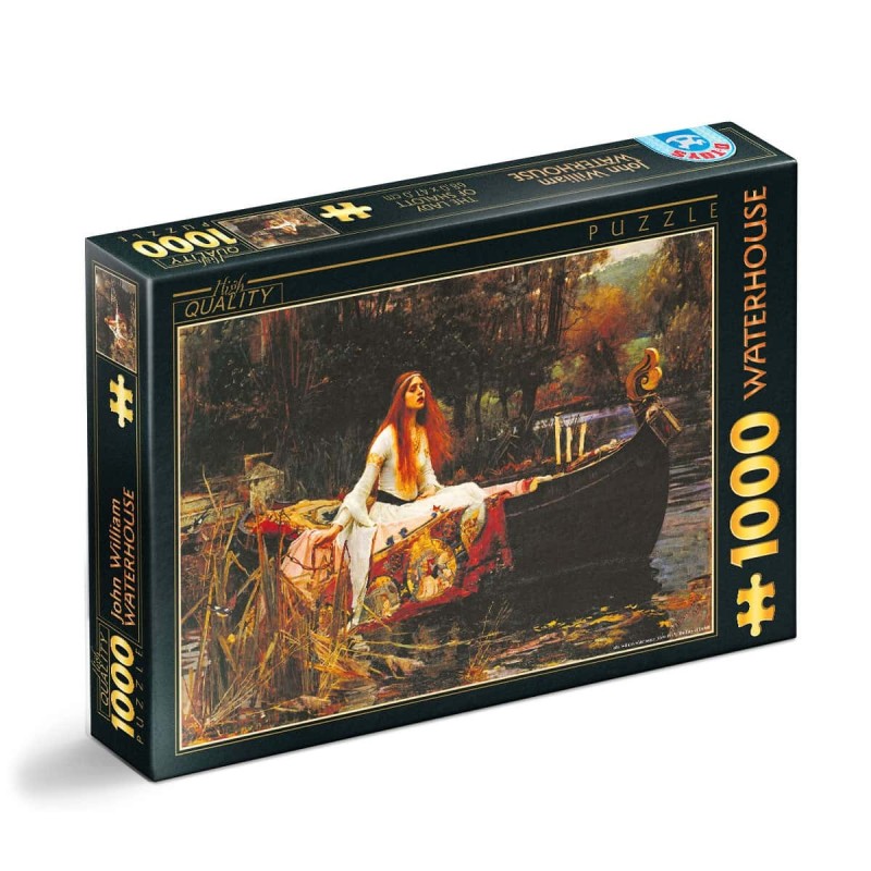 Puzzle 1000 Piese D-Toys, John William Waterhouse, The Lady of Shalott
