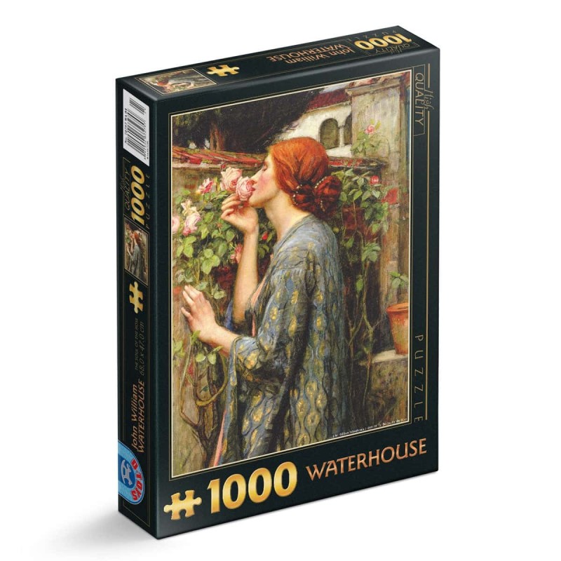 Puzzle 1000 Piese D-Toys, John William Waterhouse, The Soul of the Rose