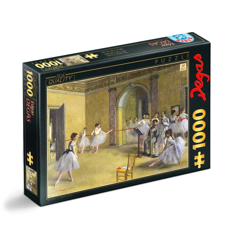 Puzzle 1000 Piese D-Toys, Edgar Degas, The Dance Foyer at The Opera
