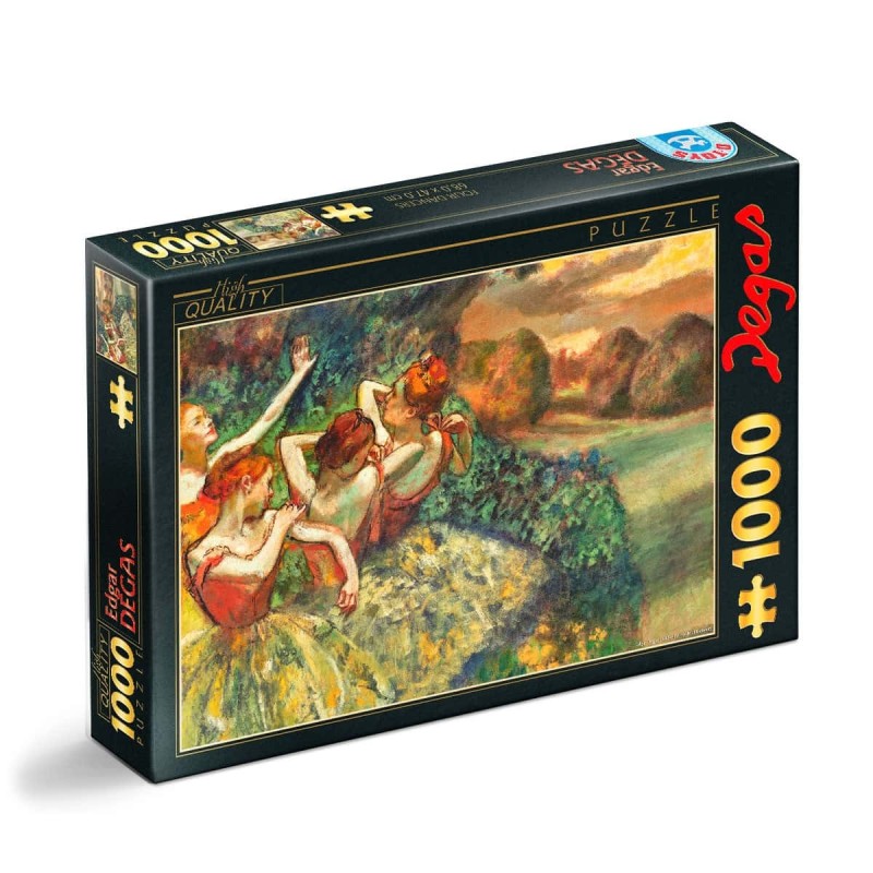 Puzzle 1000 Piese D-Toys, Edgar Degas, Four Dancers