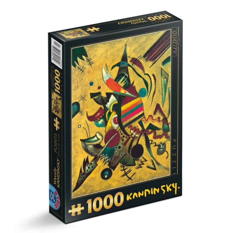 Puzzle 1000 Piese D-Toys, Wassily Kandinsky, Points, Puncte
