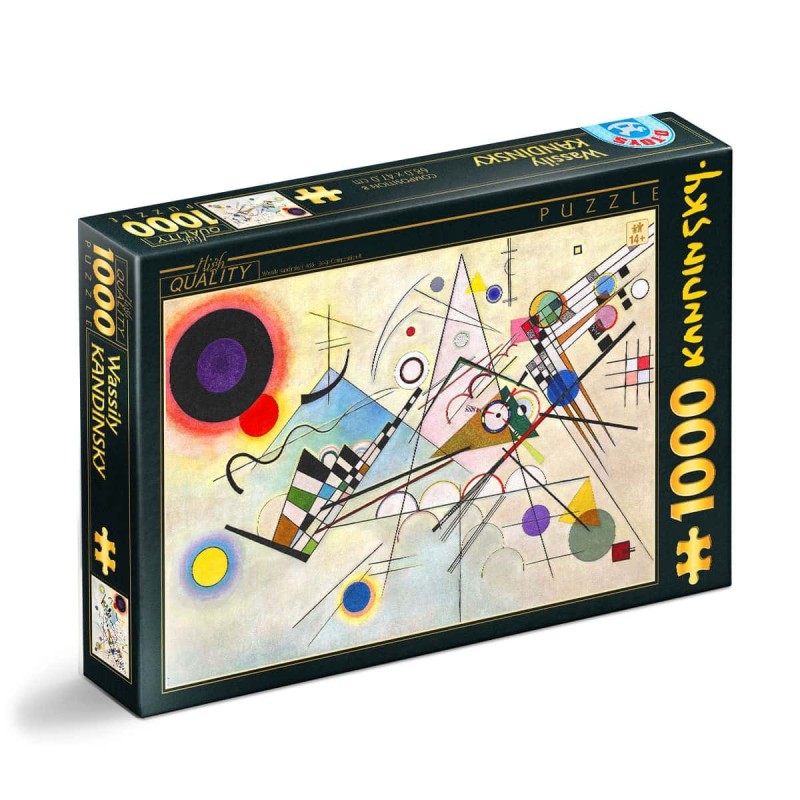 Puzzle 1000 Piese D-Toys, Wassily Kandinsky, Compozitie 8