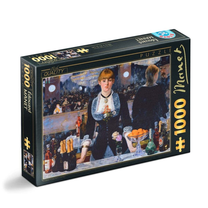 Puzzle 1000 Piese D-Toys, Edouard Manet, A Bar at the Folies-Bergere