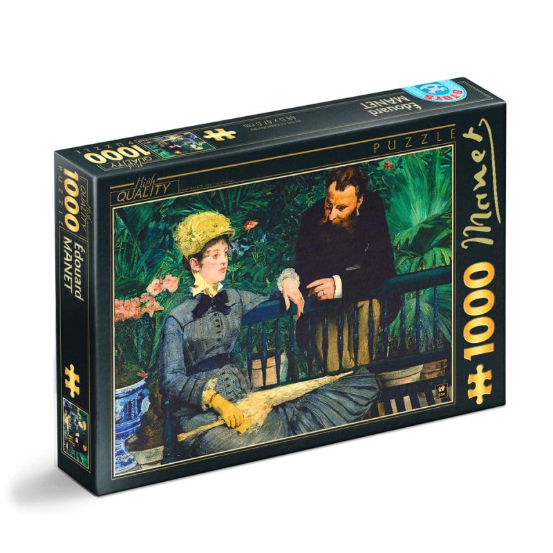 Puzzle 1000 Piese D-Toys, Edouard Manet, In the Conservatory/In sera