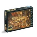 Puzzle 1000 Piese D-Toys, Bruegel cel Batran, The Fight Between Carnival and Lent