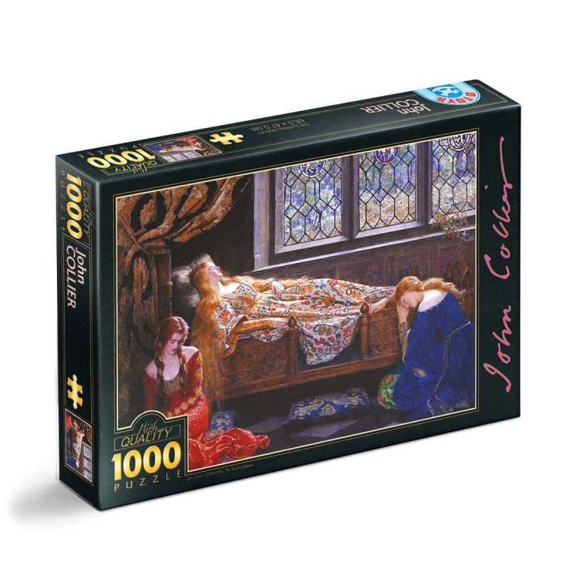 Puzzle 1000 Piese D-Toys, John Collier, Frumoasa Adormita