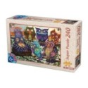 Puzzle 240 Piese, D-Toys, Bufnite Colorate