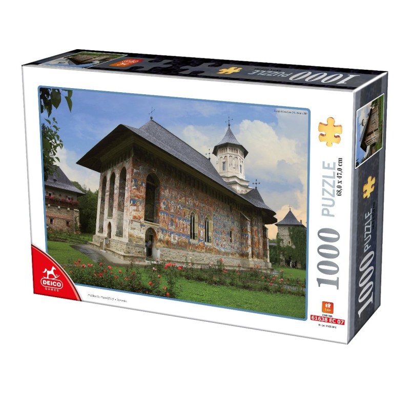 Puzzle 1000 Piese pentru Adulti, Deico, Manastirea Moldovita