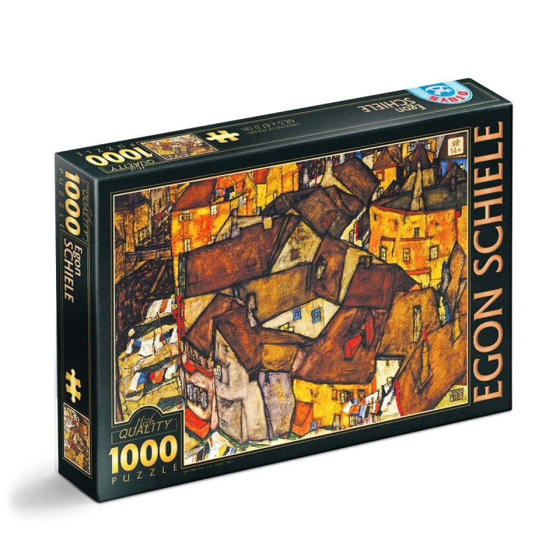 Puzzle 1000 Piese D-Toys, Egon Schiele, Crescent of Houses
