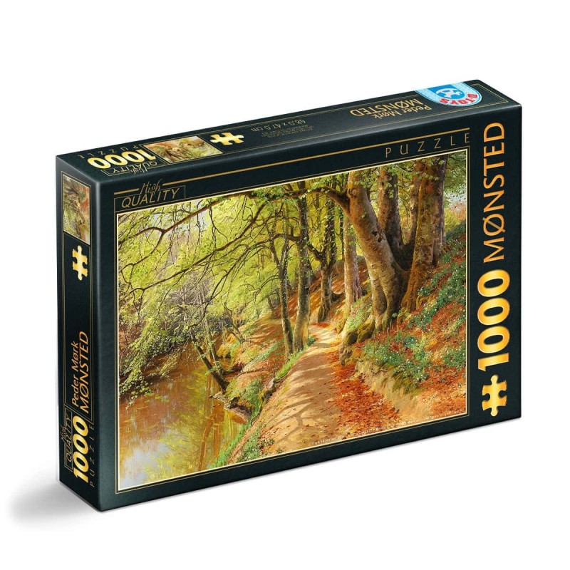 Puzzle 1000 Piese D-Toys, Peder Mork Monsted, A Spring Day in the Woods