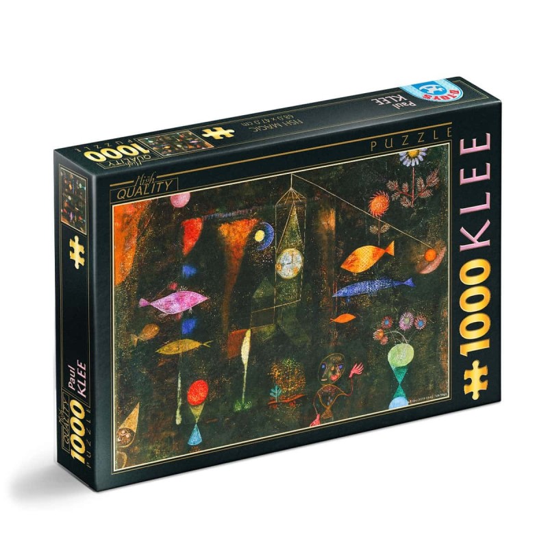 Puzzle 1000 Piese D-Toys, Paul Klee, Fish Magic, Magia pestilor