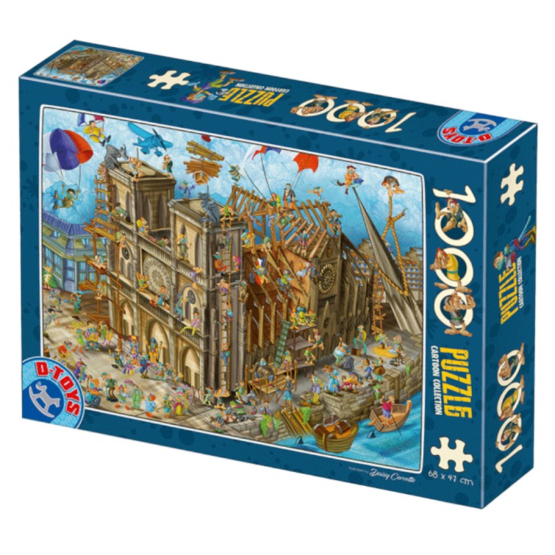 Puzzle 1000 Piese D-Toys, Cartoon Notre Dame