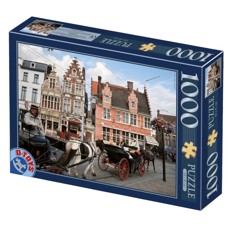 Puzzle 1000 Piese D-Toys, Gent, Belgia