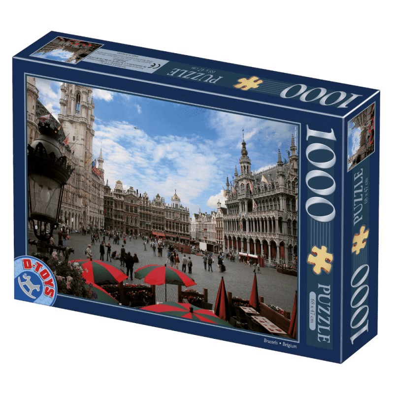 Puzzle 1000 Piese D-Toys, Bruxelles