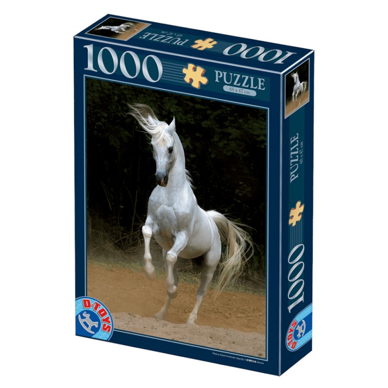 Puzzle 1000 Piese D-Toys, Cal Alb