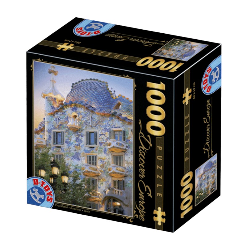 Puzzle 1000 Piese D-Toys, Casa Batllo, Barcelona
