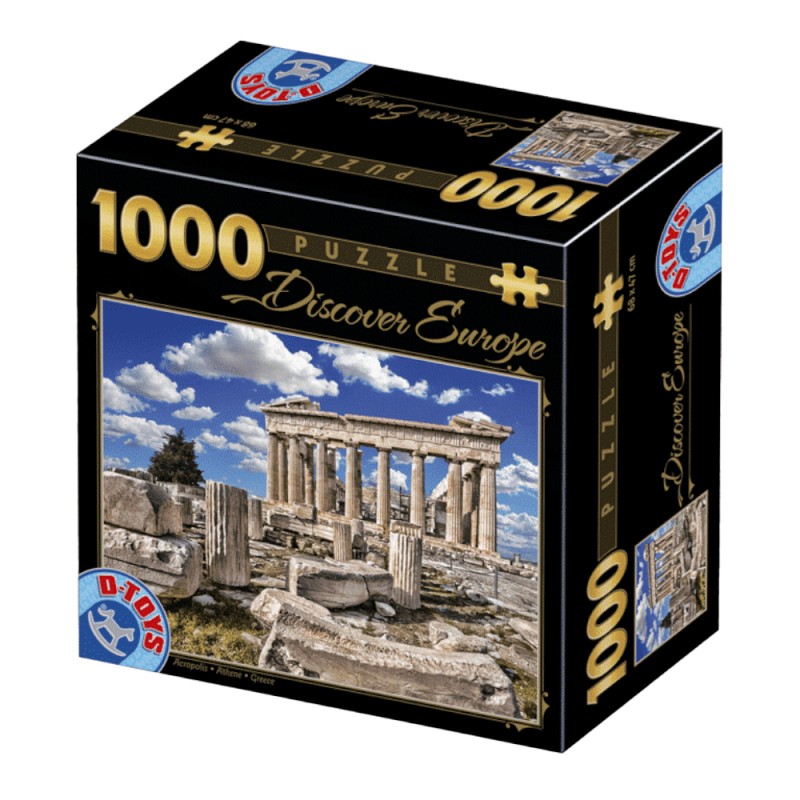Puzzle 1000 Piese D-Toys, Acropolis, Atena