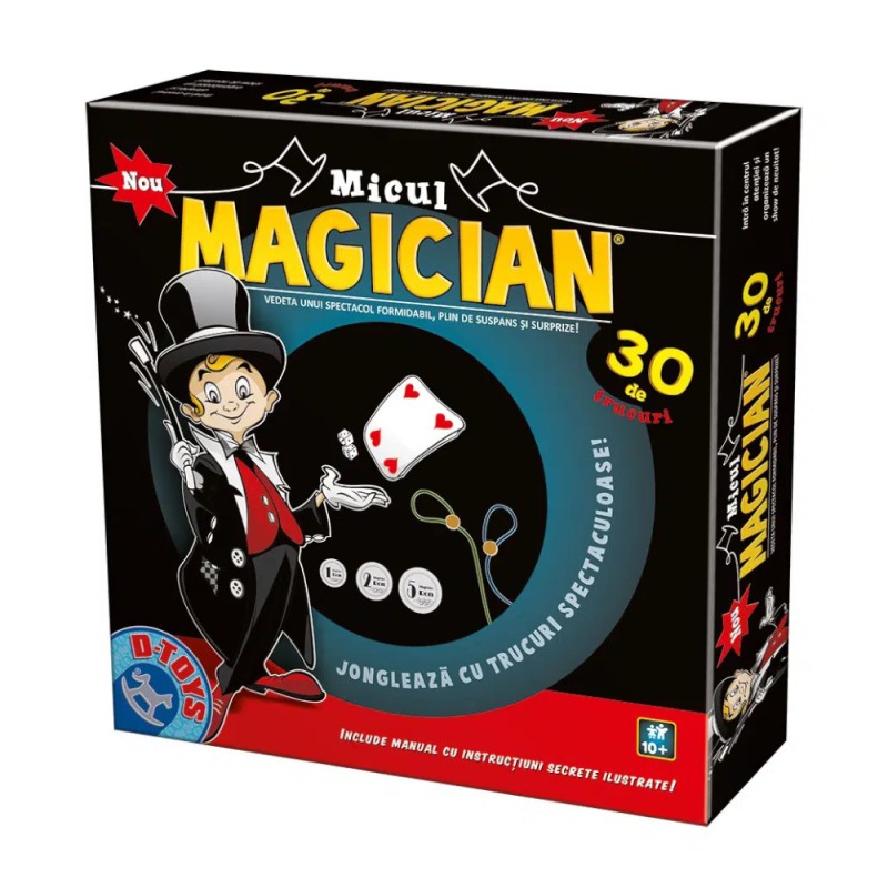 Joc Educativ, D-Toys, Micul Magician, 30 de Trucuri de Magie