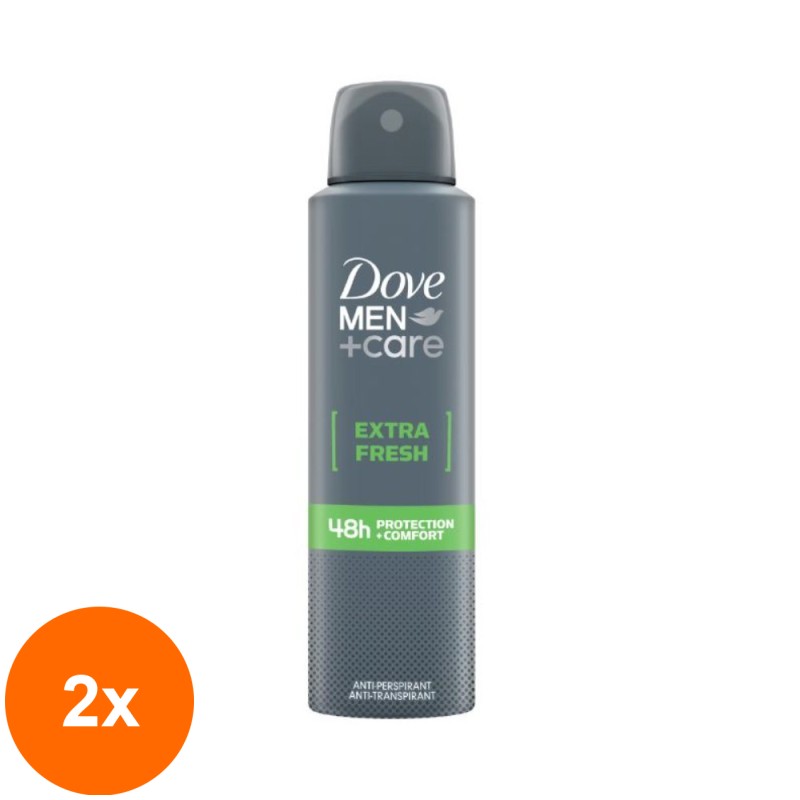 Set 2 x Deodorant Spray Dove Men+Care Gentle Care Spray Extra Fresh, 150 ml