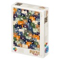 Puzzle 1000 Piese D-Toys, Pisici de Kurti Andrea